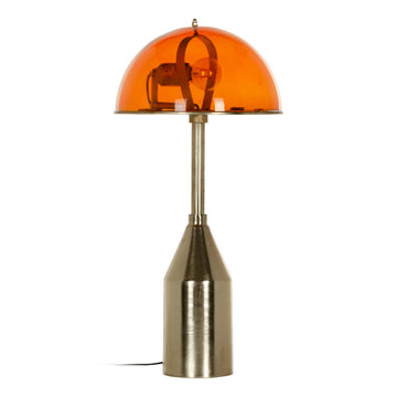 Lampada da tavolo Arancio Dorato Cristallo Ferro 40 W 220-240 V 31 x 31 x 65 cm