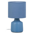 Lampada da tavolo Azzurro Ceramica 40 W 220-240 V 16 x 16 x 27 cm