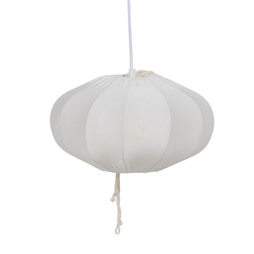 Lampadario Bianco Cotone 220-240 V 30 x 30 x 17,5 cm