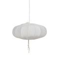 Lampadario Bianco Cotone 220-240 V 39,5 x 39,5 x 18 cm