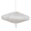 Lampadario Bianco Cotone 220-240 V 59,5 x 59,5 x 23 cm