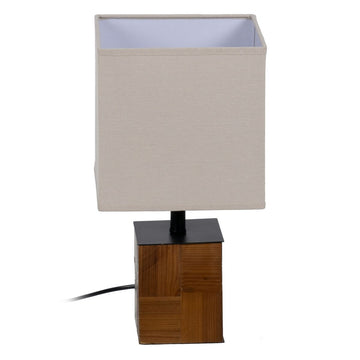 Lampada da tavolo Marrone Crema 60 W 220-240 V 20 x 20 x 40 cm