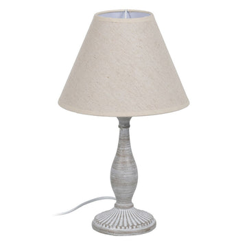 Lampada da tavolo Beige Grigio 60 W 220-240 V 20 x 20 x 34 cm