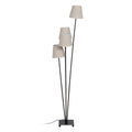 Lampada da Terra Marrone Nero Crema Ferro 60 W 220-240 V 30 x 36 x 144 cm