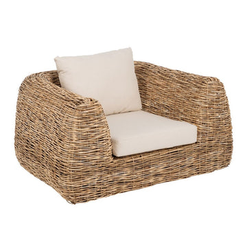 Poltrona Naturale Rattan Foam 111 x 97 x 63 cm