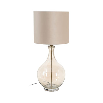 Lampada da tavolo Dorato Poliestere Metallo Cristallo 60 W 220-240 V 39 x 39 x 89 cm