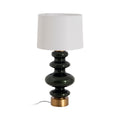 Lampada da tavolo Bianco Nero Dorato Cristallo 60 W 220-240 V 38 x 38 x 76 cm