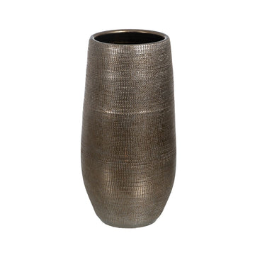 Vaso Metallizzato Ceramica 31 x 31 x 61 cm