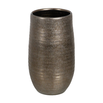 Vaso Metallizzato Ceramica 31 x 31 x 51 cm