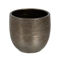 Vaso Metallizzato Ceramica 35 x 35 x 31 cm