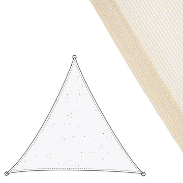 Vele parasole Tenda 3 x 3 m Beige Polietilene 300 x 300 x 0,5 cm