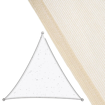 Vele parasole Tenda 5 x 5 m Beige Polietilene 500 x 500 x 0,5 cm