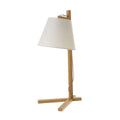 Lampada da tavolo Bianco Naturale Bambù 40 W 220-240 V 27 x 21 x 50 cm