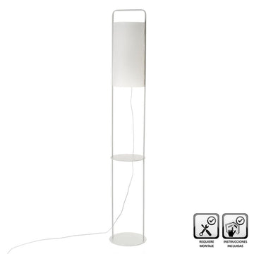 Lampada da tavolo Bianco Metallo 60 W 220-240 V 22 x 22 x 150 cm