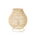 Lampada da tavolo Naturale Metallo Rattan 40 W 220-240 V 24 x 24 x 27 cm