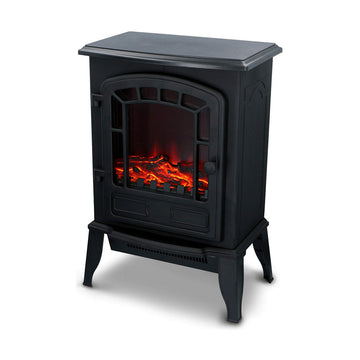 Camino Elettrico Decorativo da Parete Classic Fire Torino Nero 2000 W 56,5 x 24 x 38 cm