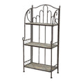 Scaffale Stuttgart Marrone Metallo 58 x 32 x 125 cm