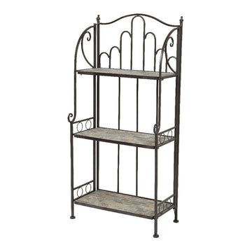 Scaffale Stuttgart Marrone Metallo 58 x 32 x 125 cm