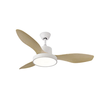 Ventilatore da Soffitto con Luce Romimex Bianco Naturale