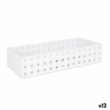 Contenitori per Cassetti Confortime Bianco 27,5 x 14 x 6,3 cm (12 Unità)