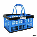 Scatola Pieghevole con Manici Tontarelli Voilà Azzurro 16 L 39 x 25,5 x 21 cm (10 Unità)