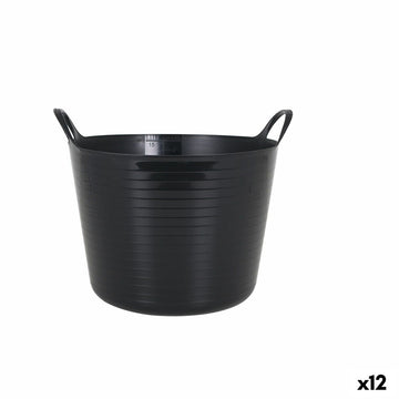 Bacinella in Plastica Multiuso Dem Flexy 16 L Rotondo (12 Unità)