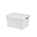 Scatola portaoggetti con coperchio Tontarelli Maya Bianco 16,2 L 36 x 28 x 20 cm