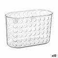 Portaoggetti da Doccia 19,3 x 12 x 9 cm Trasparente Plastica PVC (12 Unità)