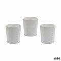 Vaso Modello Bianco Ceramica 12,3 x 12 x 12,3 cm (144 Unità)