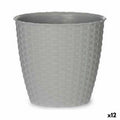 Vaso Stefanplast Grigio Plastica 19 x 17,5 x 19 cm (12 Unità)