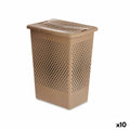 Cesto per i Panni Beige Plastica 38 L 27 x 49,5 x 38,5 cm (10 Unità)