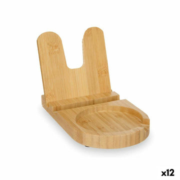 Supporto per Utensili da Cucina Bambù 12,7 x 20,5 x 3,5 cm (12 Unità)