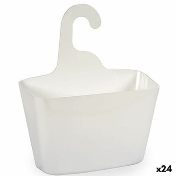 Portaoggetti da Doccia Bianco Plastica 11,5 x 31,5 x 28,5 cm (24 Unità)