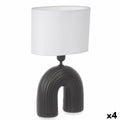 Lampada da tavolo Ponte 60 W Nero Ceramica 26 x 41 x 15,5 cm (4 Unità)