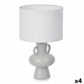 Lampada da tavolo Vaso 40 W Grigio Ceramica 24 x 39,7 x 24 cm (4 Unità)