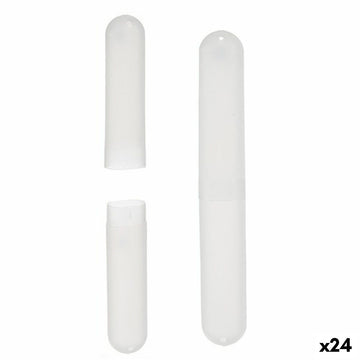 Portaspazzolini da Denti Trasparente polipropilene 20 x 2 x 3 cm (24 Unità)