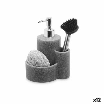 Kit per Cleaning & Storage Grigio Plastica Poliresina (12 Unità) Cucina