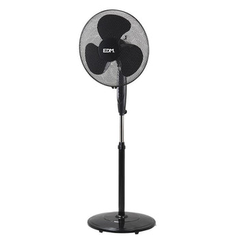 Ventilatore a Piantana EDM Nero 45 W