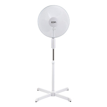 Ventilatore a Piantana EDM 33910 Bianco 45 W 50 W 55 W