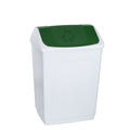 Cestino Denox Bianco Verde 55 L