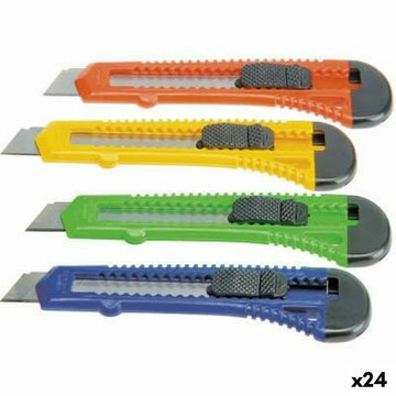 Taglierino Bat 18 mm Multicolore (24 Unità)